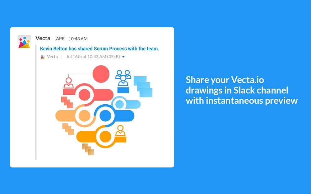 Vecta primary marketing image — Design app on the Slack Marketplace