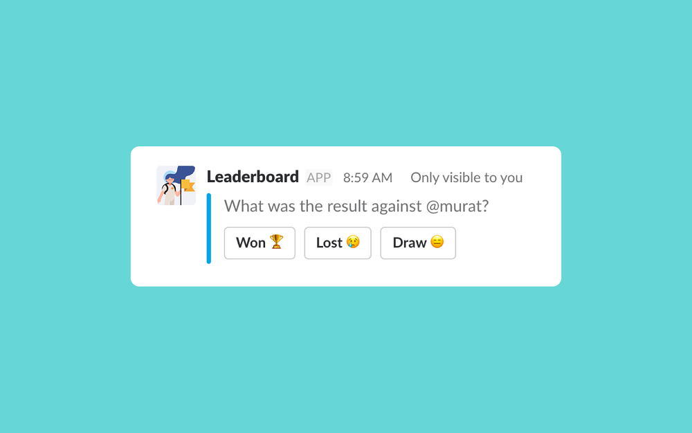 Leaderboard primary marketing image — Health & Wellness app on the Slack Marketplace