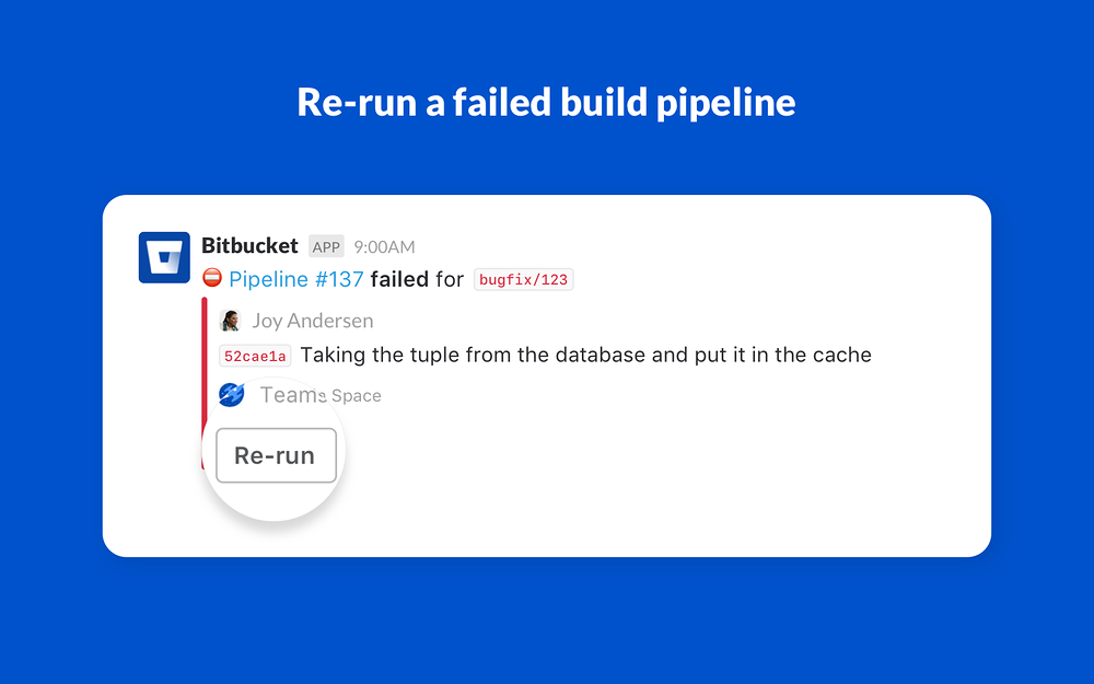 Bitbucket Cloud feature detail — Developer Tools app on the Slack Marketplace