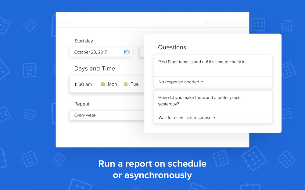 Standup.ly: Poll & Survey ToDo Bot dashboard view — Brilliant Bots app on the Slack Marketplace