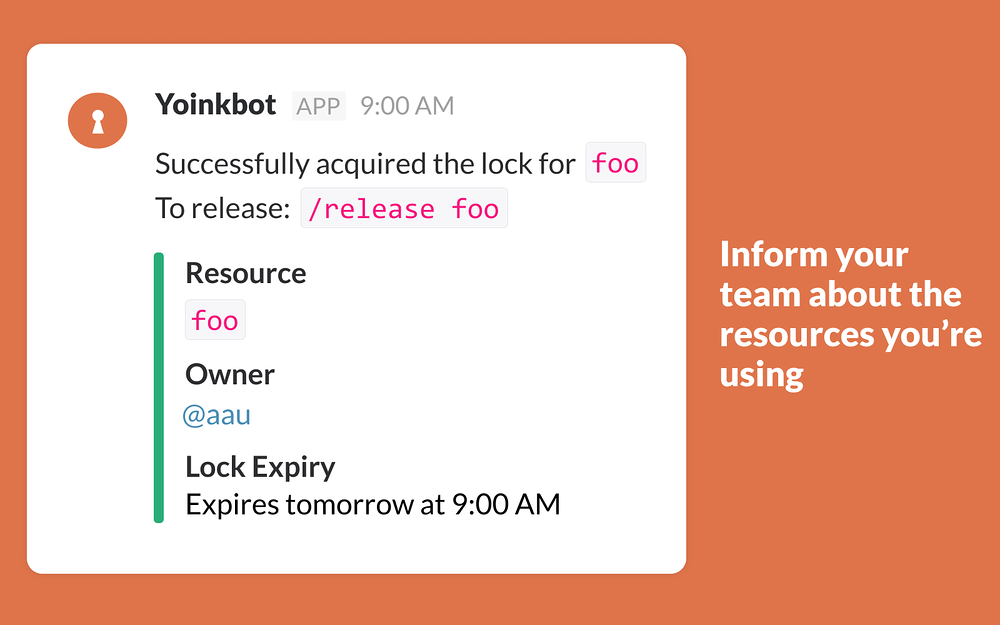 Yoink dashboard view — Office Management app on the Slack Marketplace