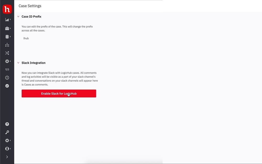 LogicHub Cases primary marketing image — Security & Compliance app on the Slack Marketplace