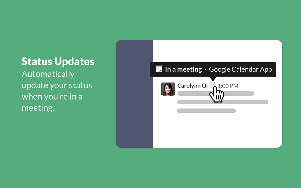 Google Calendar primary marketing image — Office Management app on the Slack Marketplace