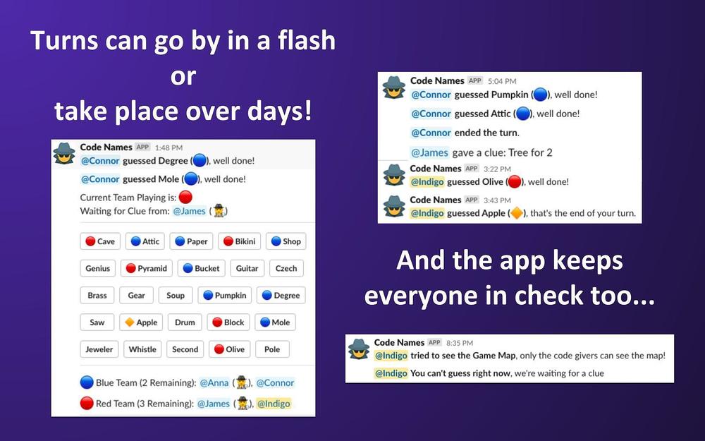 Code Names settings interface — Social & Fun app on the Slack Marketplace