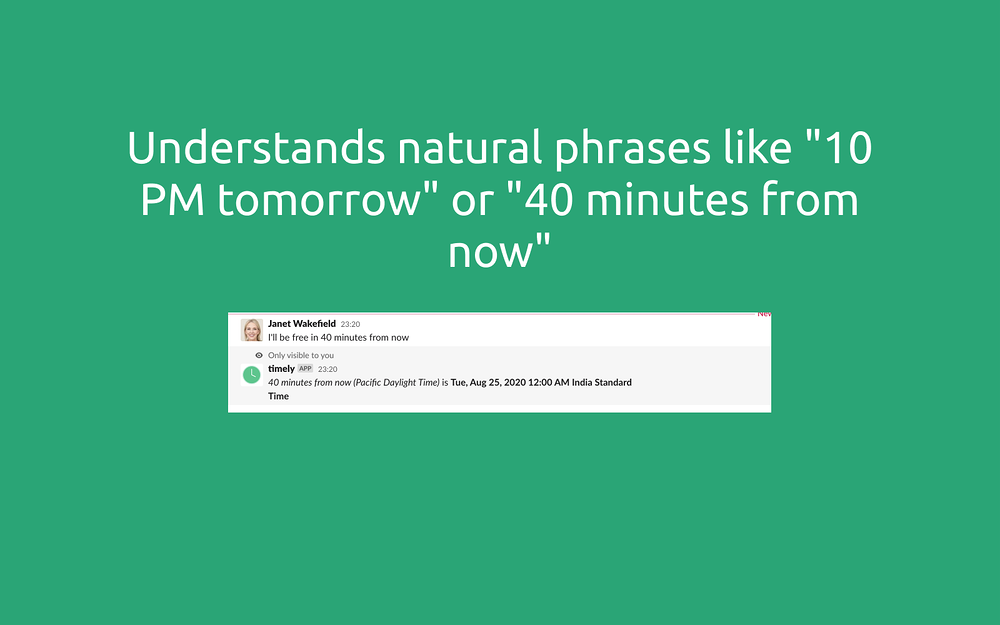 Timely feature detail — HR & Team Culture app on the Slack Marketplace