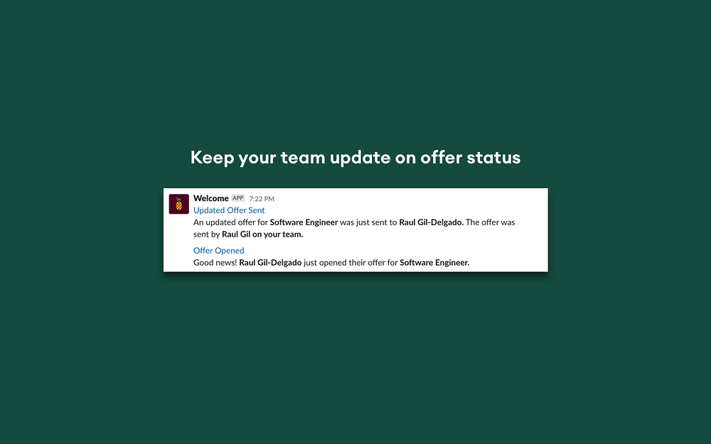 Welcome primary marketing image — HR & Team Culture app on the Slack Marketplace
