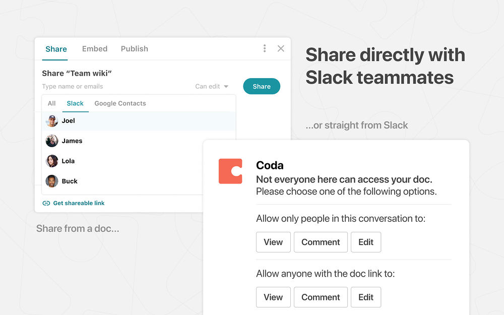 Superhuman Docs dashboard view — Project Management app on the Slack Marketplace