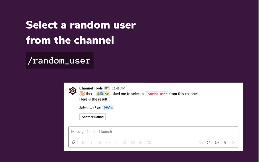 Channel Tools mobile preview — Office Management app on the Slack Marketplace