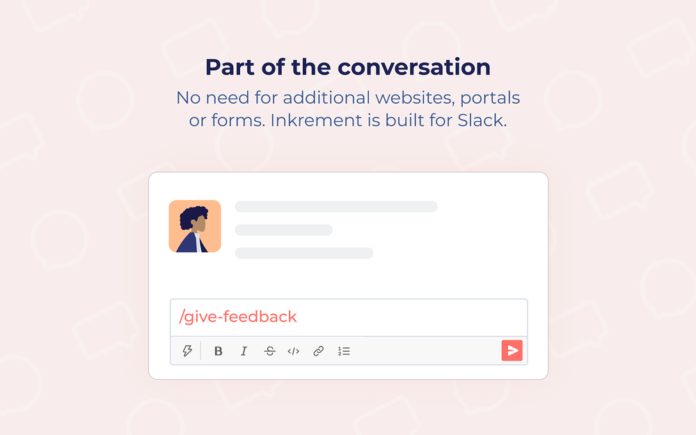 360 Feedback by Inkrement feature detail — Brilliant Bots app on the Slack Marketplace