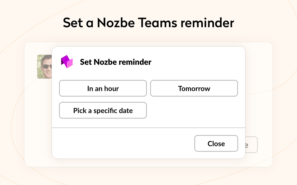 Nozbe settings interface — Communication app on the Slack Marketplace