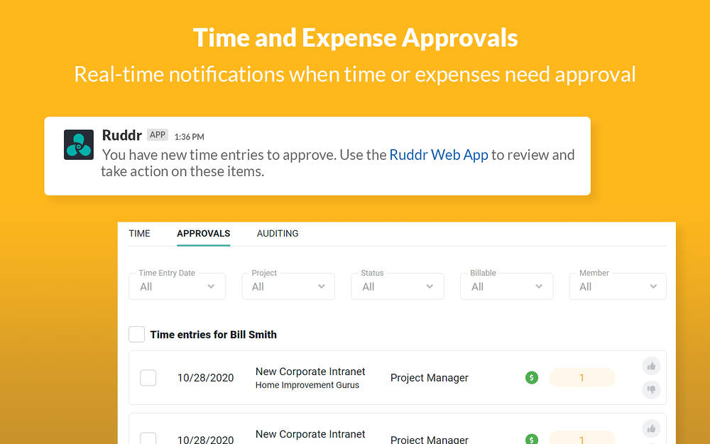 Ruddr feature detail — Office Management app on the Slack Marketplace