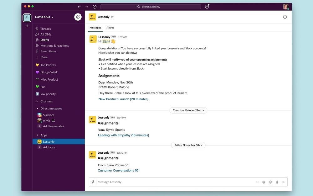 Seismic Learning primary marketing image — HR & Team Culture app on the Slack Marketplace