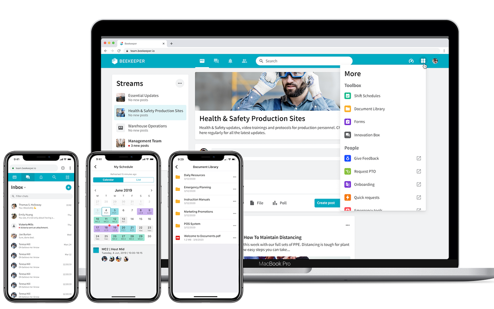 Beekeeper primary marketing image — HR & Team Culture app on the Slack Marketplace