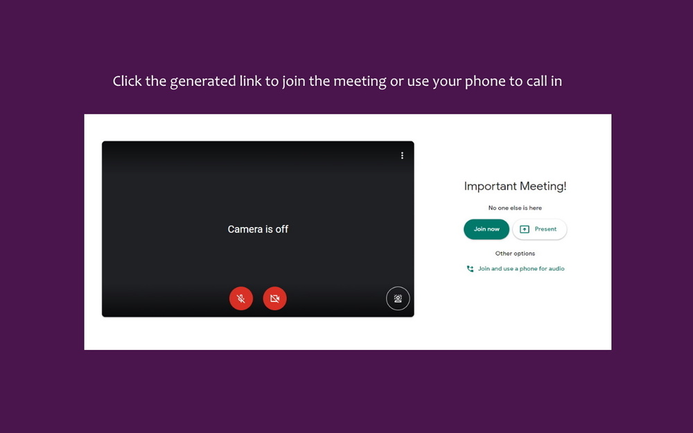 meet4slack dashboard view — Voice & Video app on the Slack Marketplace