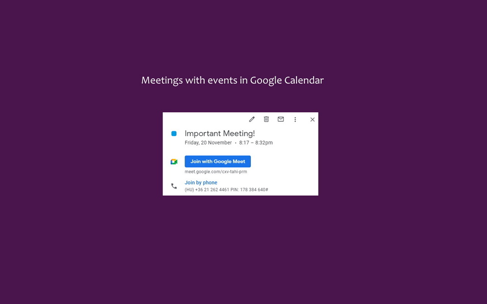 meet4slack feature detail — Voice & Video app on the Slack Marketplace