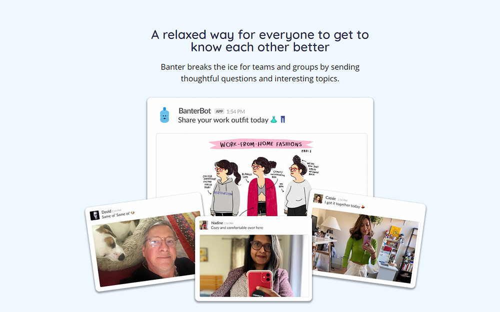 Banter Icebreaker Games integration setup — Health & Wellness app on the Slack Marketplace