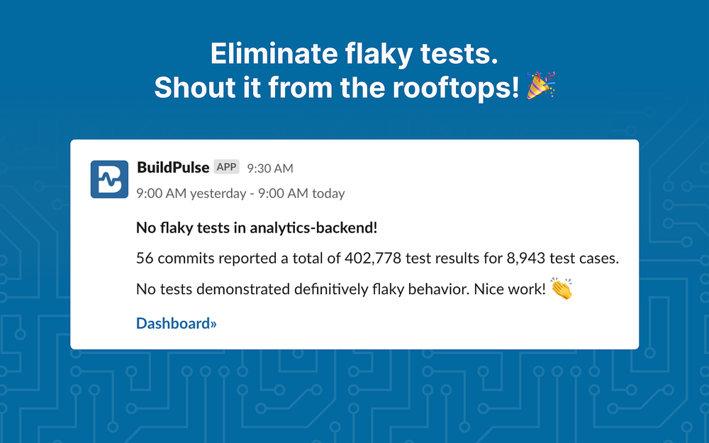 BuildPulse feature detail — Developer Tools app on the Slack Marketplace