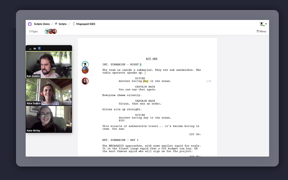 Scripto primary marketing image — Media & News app on the Slack Marketplace