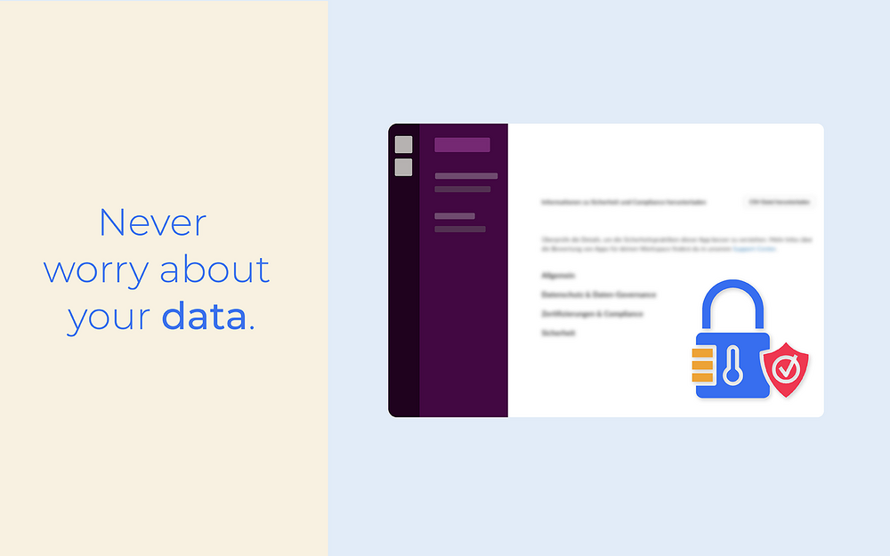 Surveys settings interface — Enterprise-ready apps app on the Slack Marketplace
