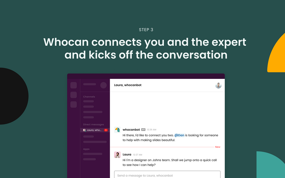 Whocan feature detail — Communication app on the Slack Marketplace