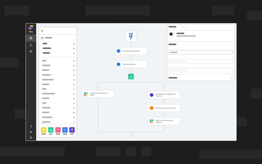 Torq primary marketing image — Security & Compliance app on the Slack Marketplace