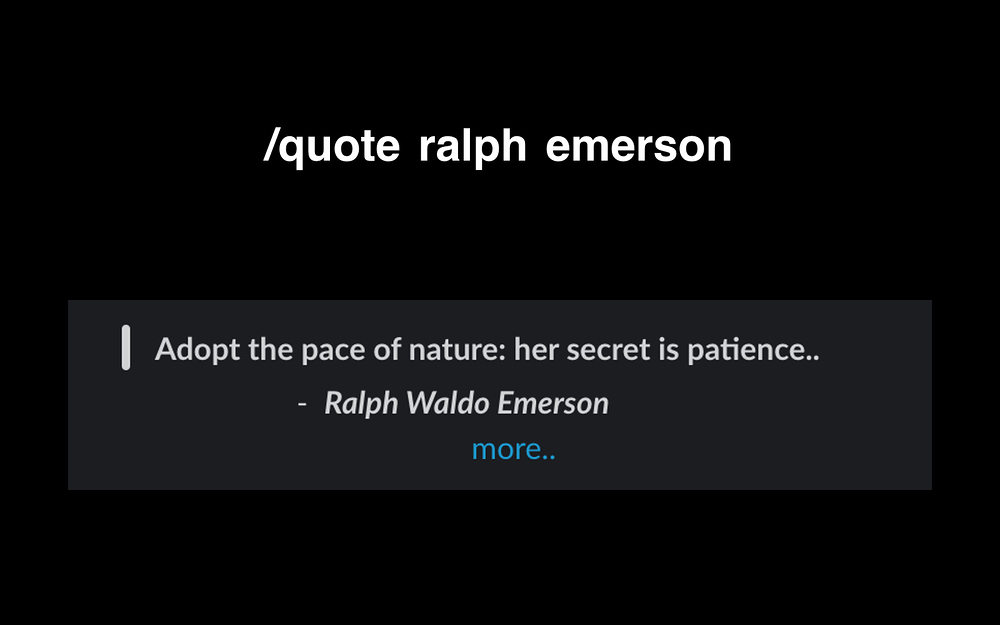 Daily Quotes dashboard view — Health & Wellness app on the Slack Marketplace