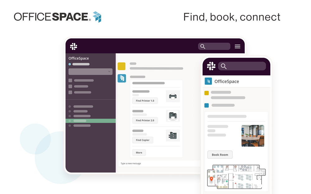 OfficeSpace primary marketing image — Office Management app on the Slack Marketplace