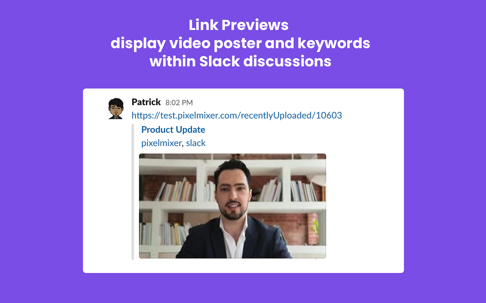 PixelMixer Assistant mobile preview — Voice & Video app on the Slack Marketplace