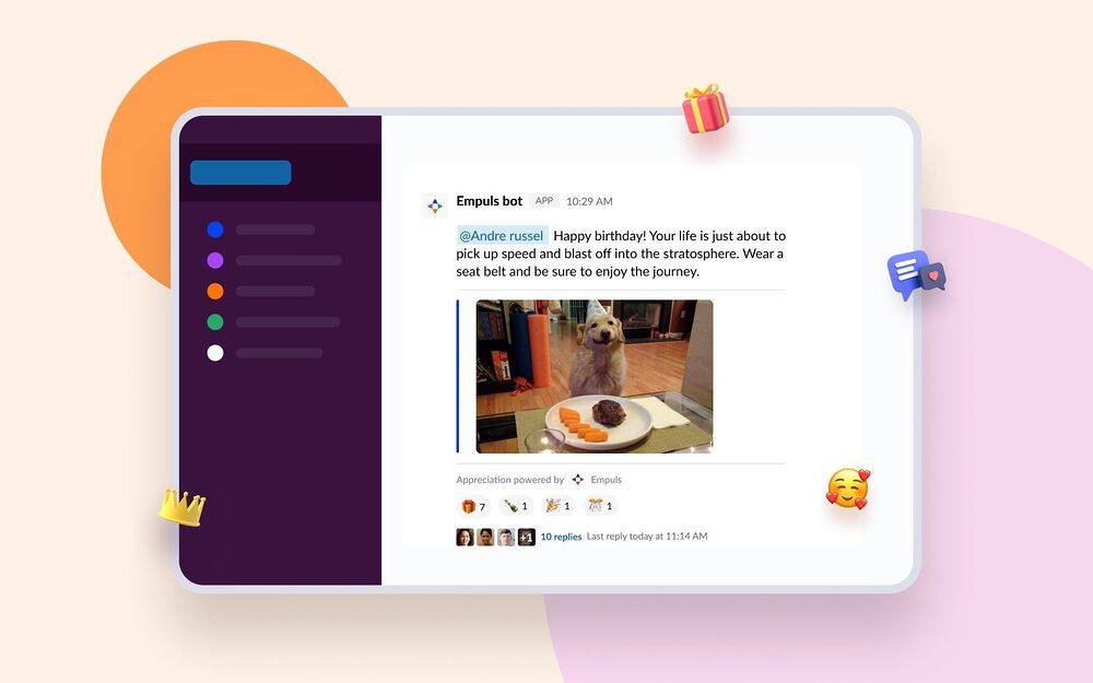 Empuls: Employee Recognition integration setup — HR & Team Culture app on the Slack Marketplace