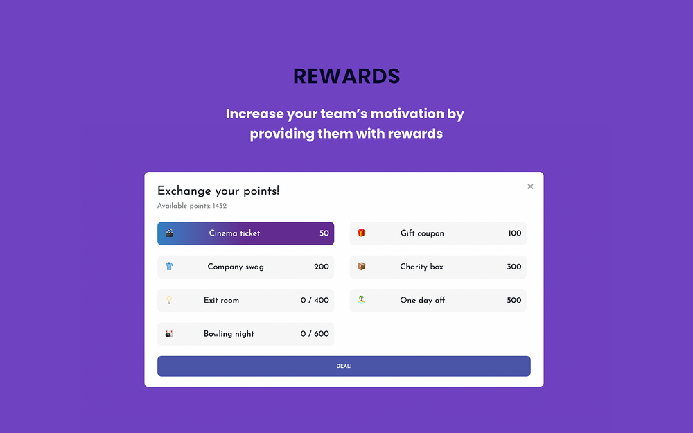 motivac.io feature detail — Social & Fun app on the Slack Marketplace