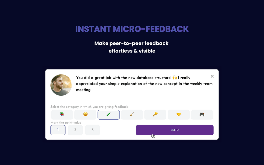 motivac.io dashboard view — Social & Fun app on the Slack Marketplace