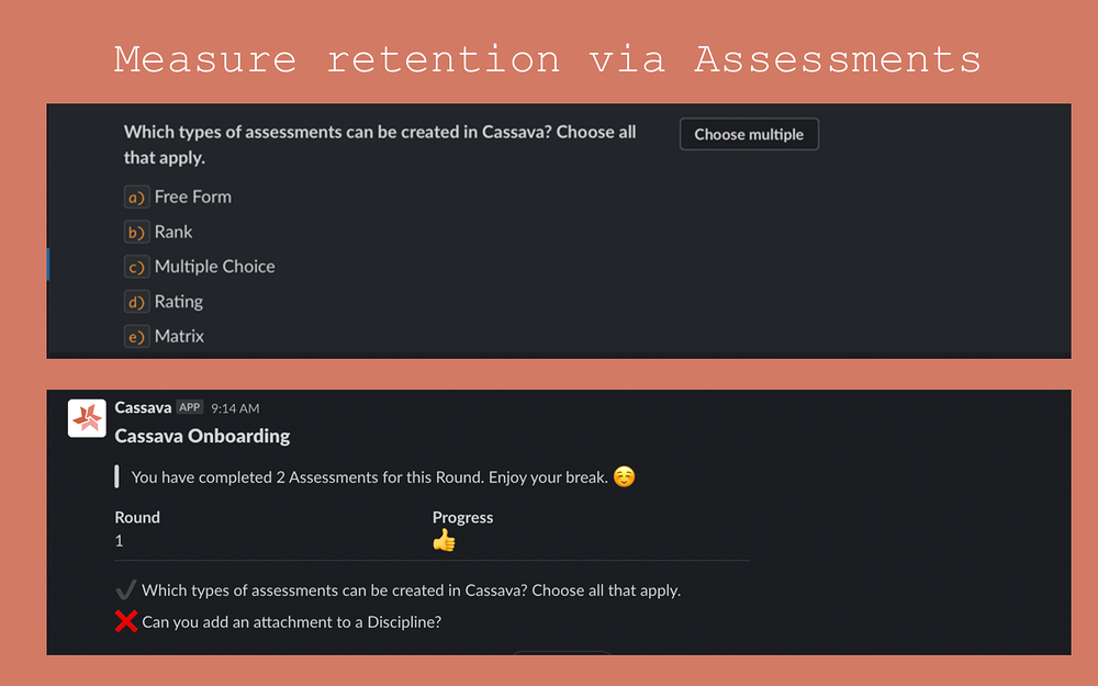 Cassava feature detail — Security & Compliance app on the Slack Marketplace
