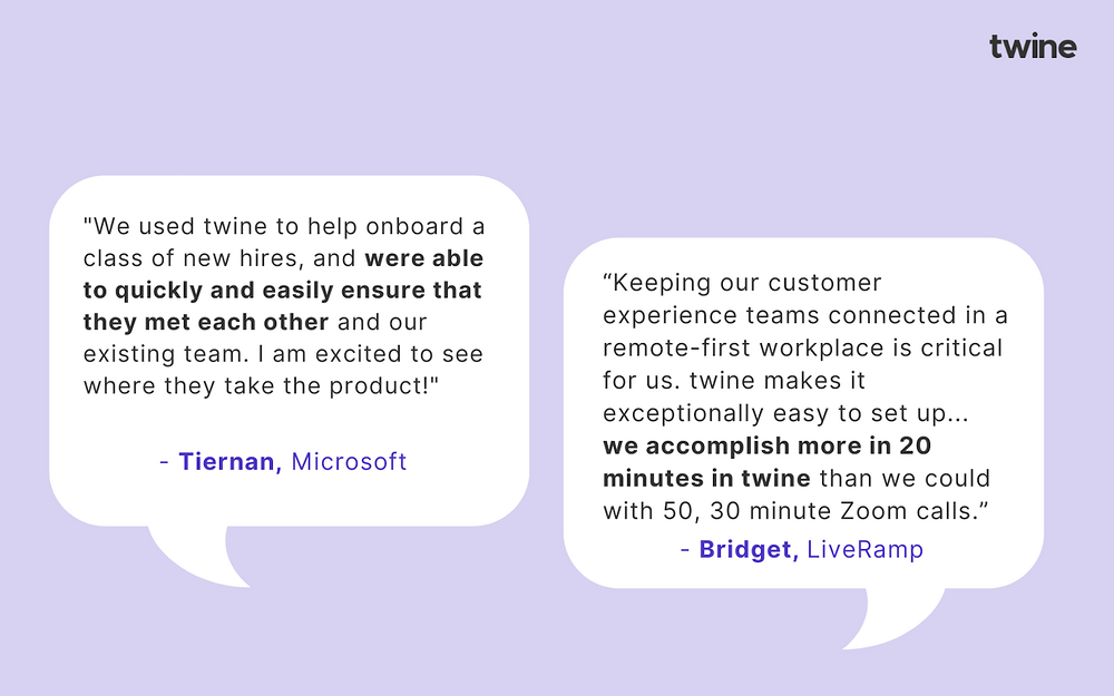 twine feature detail — Working from home app on the Slack Marketplace