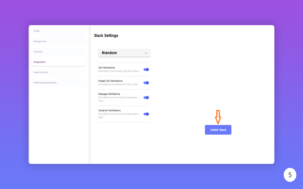 Yobi integration setup — Sales app on the Slack Marketplace
