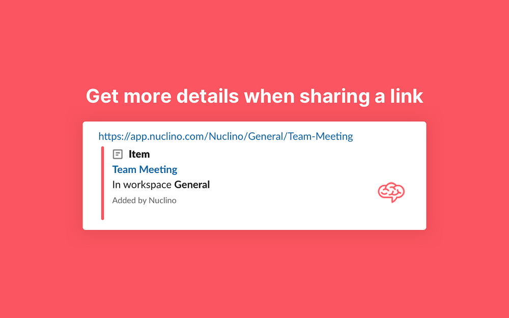 Nuclino integration setup — File Management app on the Slack Marketplace