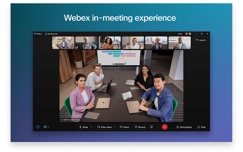 Webex Meetings feature detail — Daily Tools app on the Slack Marketplace