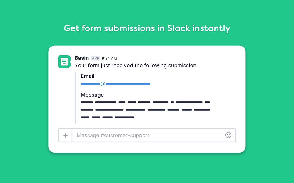 Basin primary marketing image — Sales app on the Slack Marketplace
