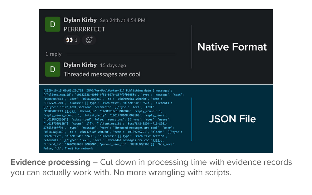 Pagefreezer settings interface — File Management app on the Slack Marketplace