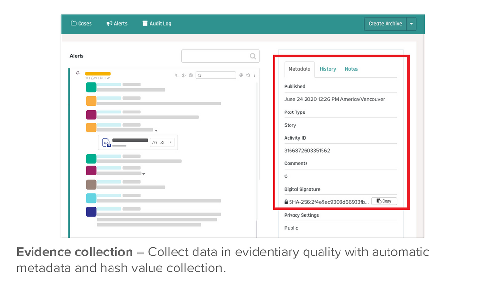 Pagefreezer for Enterprise Grid settings interface — File Management app on the Slack Marketplace
