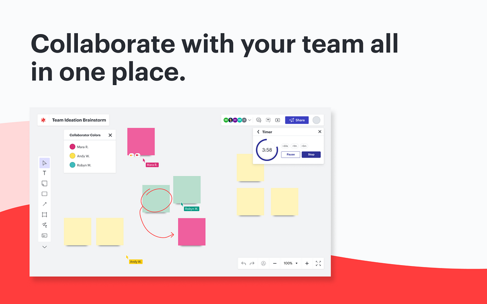 Lucidspark dashboard view — Design app on the Slack Marketplace