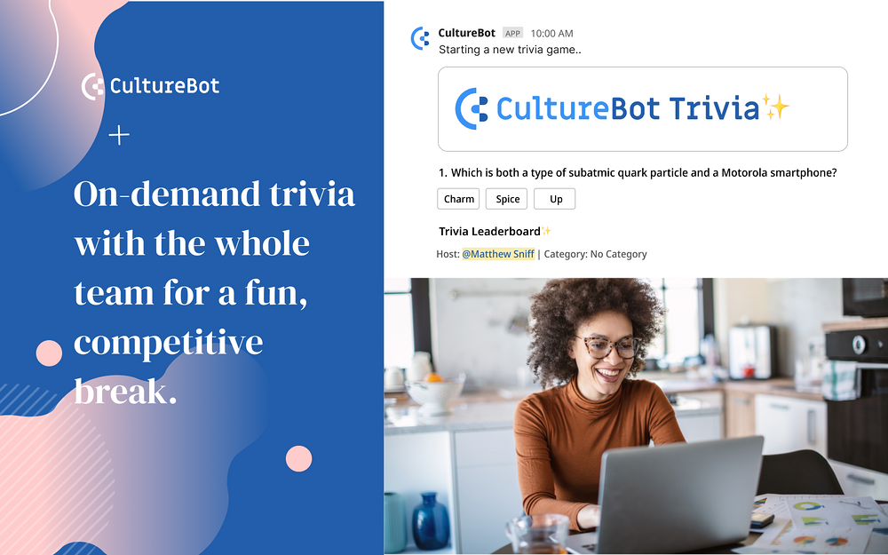 CultureBot integration setup — Health & Wellness app on the Slack Marketplace