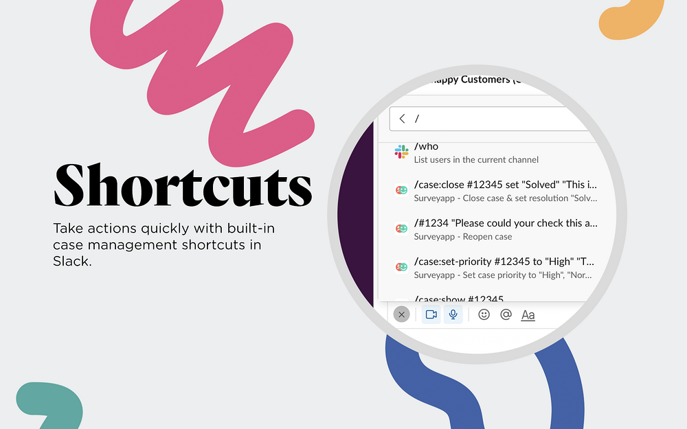 Surveyapp settings interface — Analytics app on the Slack Marketplace