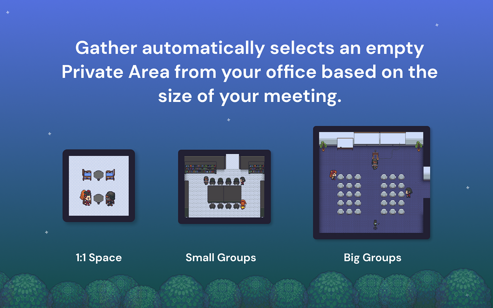 Gather Town feature detail — Voice & Video app on the Slack Marketplace