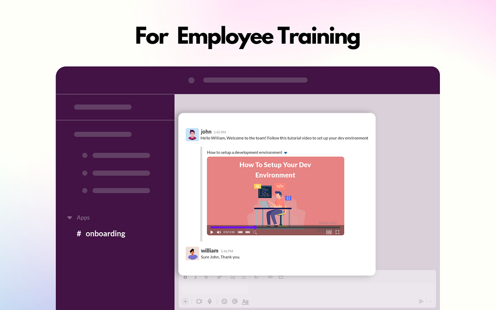WowTo integration setup — Voice & Video app on the Slack Marketplace
