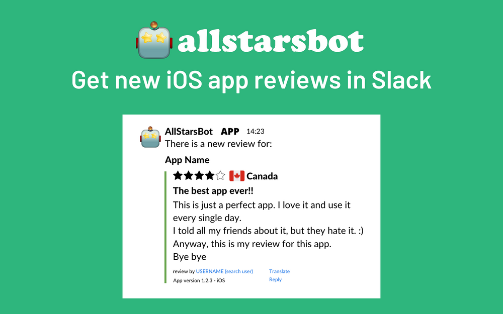 allstarsbot primary marketing image — Marketing app on the Slack Marketplace