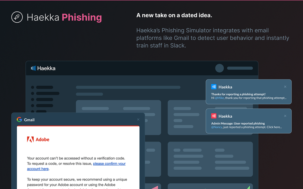 Haekka Security Awareness Training integration setup — Security & Compliance app on the Slack Marketplace