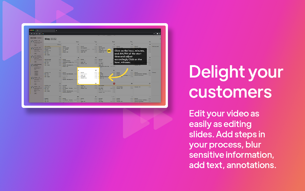 Guidde feature detail — Communication app on the Slack Marketplace