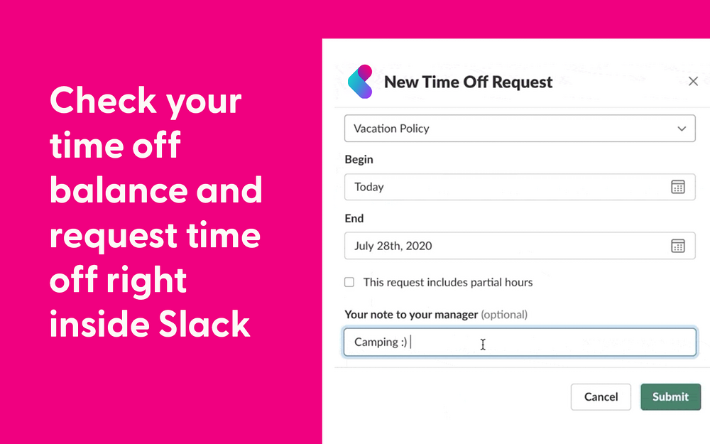 Sapling (kallidus-suite) feature detail — HR & Team Culture app on the Slack Marketplace