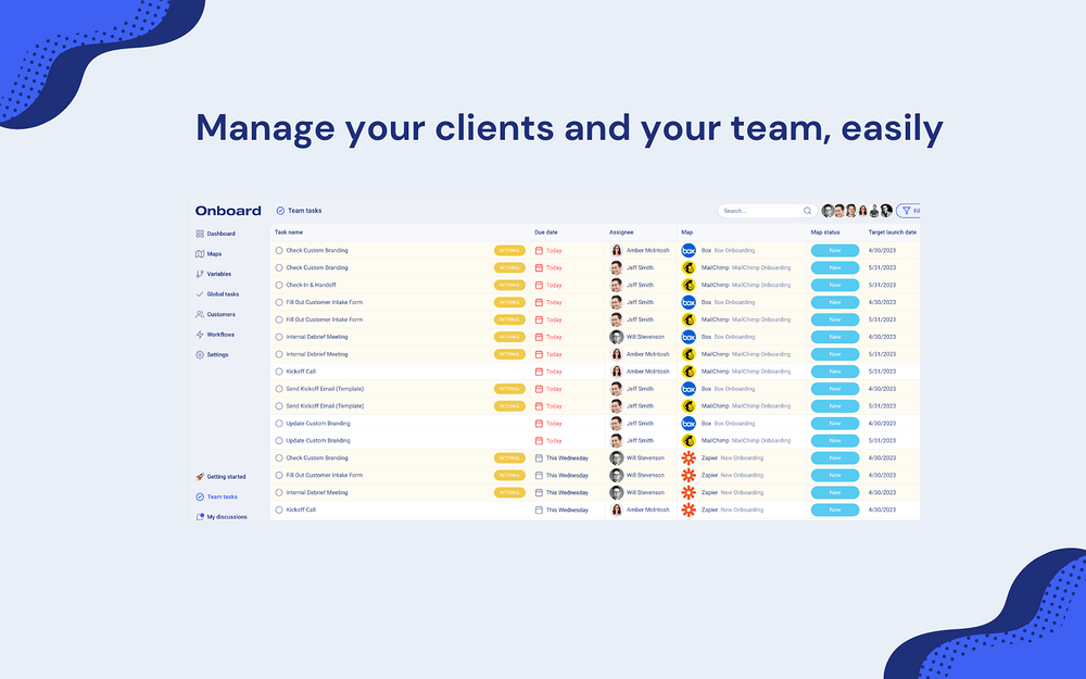 Onboard integration setup — Customer Support app on the Slack Marketplace