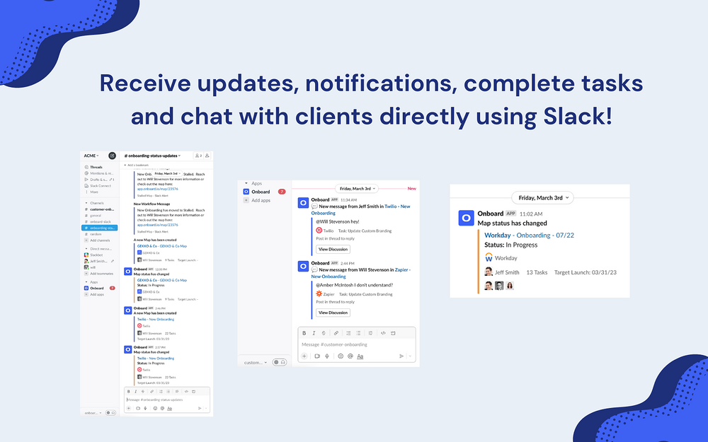 Onboard settings interface — Customer Support app on the Slack Marketplace